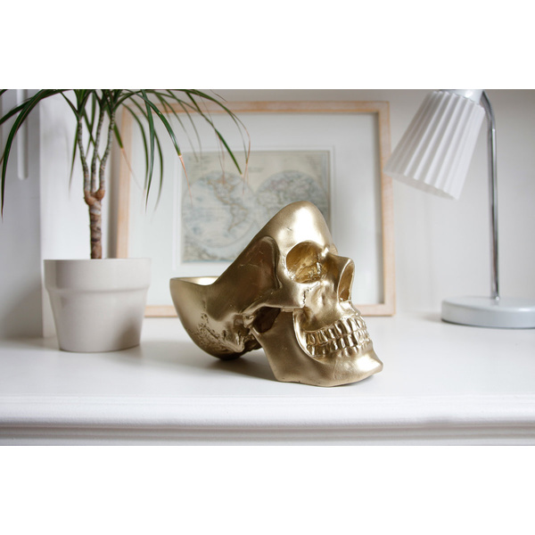 Skull Tidy - Gold Skull Tidy - Gold