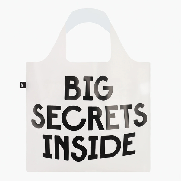 LOQI Bag Recycled | Snask - Transparent Secret And Classified LOQI Bag Recycled | Snask - Transparent Secret And Classified