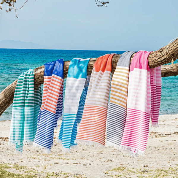 Πετσέτα Towel To Go σε συσκευασία Δώρου  1.80 x 1.00 m Bali - Γκρι / Μουσταρδί - 3