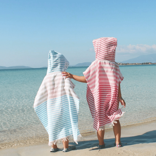 Παιδικό Poncho Towel to Go σε συσκευασία Δώρου 1.80 x 1.00 m - Μπλε - 2