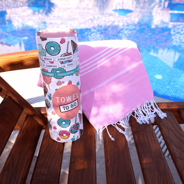 Παιδικό Poncho Towel to Go σε συσκευασία Δώρου 1.80 x 1.00 m - Ροζ - 2 Παιδικό Poncho Towel to Go σε συσκευασία Δώρου 1.80 x 1.00 m - Ροζ - 2
