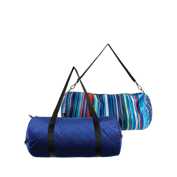 LOQI Travel Bag Weekender - Quilted Betty Blue - 2 LOQI Travel Bag Weekender - Quilted Betty Blue - 2