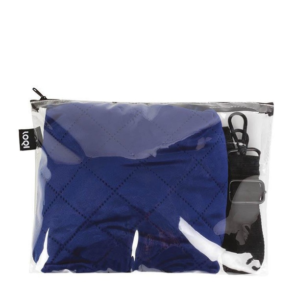 LOQI Travel Bag Weekender - Quilted Betty Blue - 5 LOQI Travel Bag Weekender - Quilted Betty Blue - 5