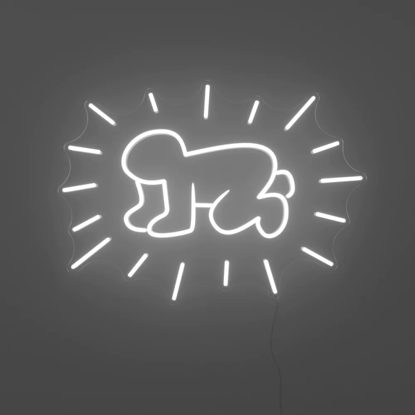 Neon LED Lamp 50 x 36 cm - Radiant Baby By Keith Haring