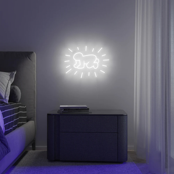 Neon LED Lamp 50 x 36 cm - Radiant Baby By Keith Haring - 2