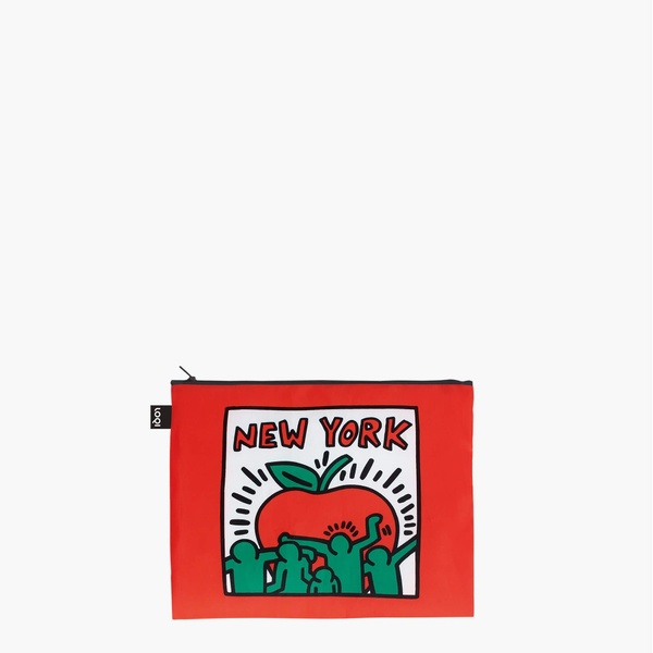 LOQI Σετ Τσαντάκια Recycled | KEITH HARING - New York - 1