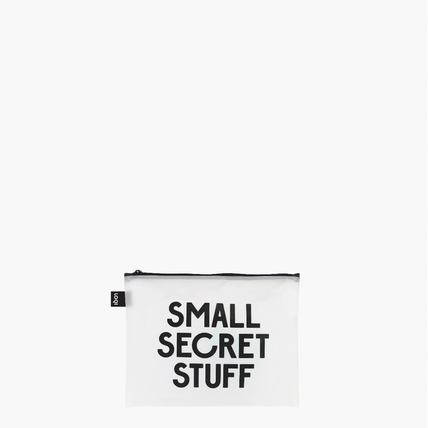 LOQI Set Zip Pockets | SNASK Transparent Secret and Classified - 2