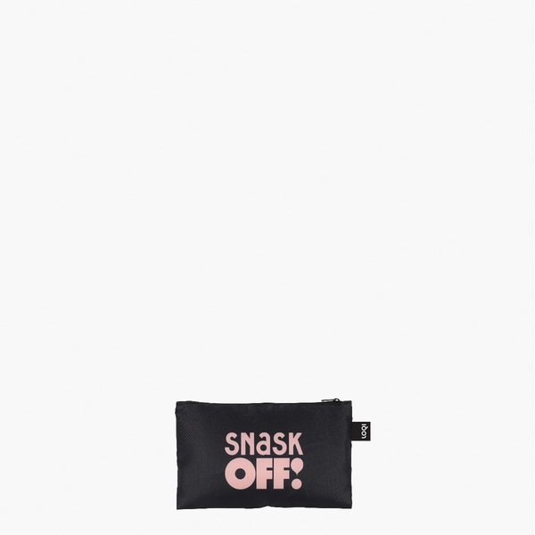 LOQI Set Zip Pockets Recycled | SNASK Tiger Snake Beer Black - 7