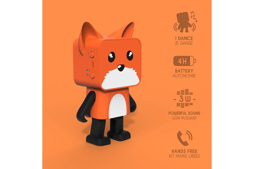 Speaker Dancing Animal Bluetooth, Fox - MOB - 1 Speaker Dancing Animal Bluetooth, Fox - MOB - 1
