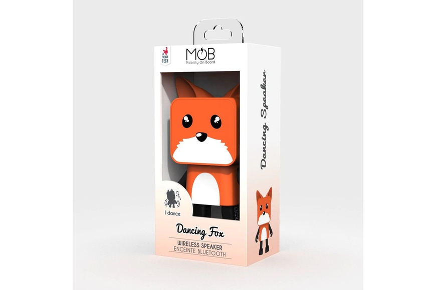 Speaker Dancing Animal Bluetooth, Fox - MOB - 5 Speaker Dancing Animal Bluetooth, Fox - MOB - 5