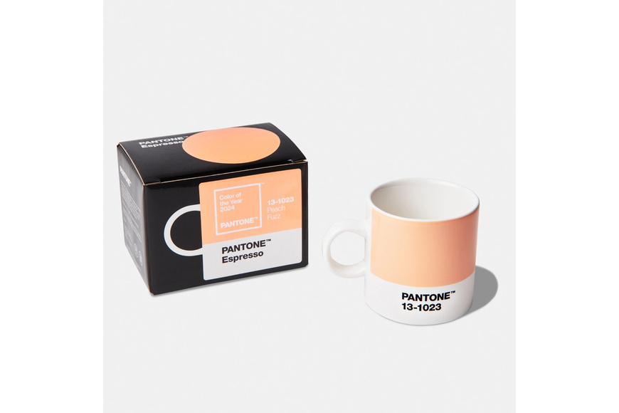 Pantone Espresso Cup - Color of the Year 2024 Peach Fuzz - 1