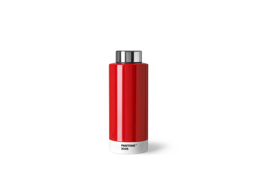 101122035 Pantone Thermo Drinking Bottle-Red