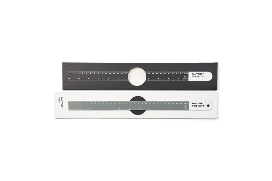 Ruler 30 cm in giftbox - Cool Gray Ruler 30 cm in giftbox - Cool Gray