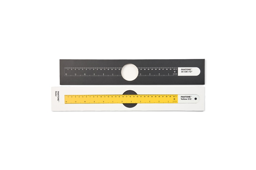 Pantone Ruler 30 cm in giftbox - Yellow