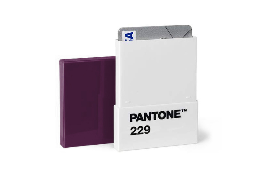 Pantone Card Holder Aubergine - 1
