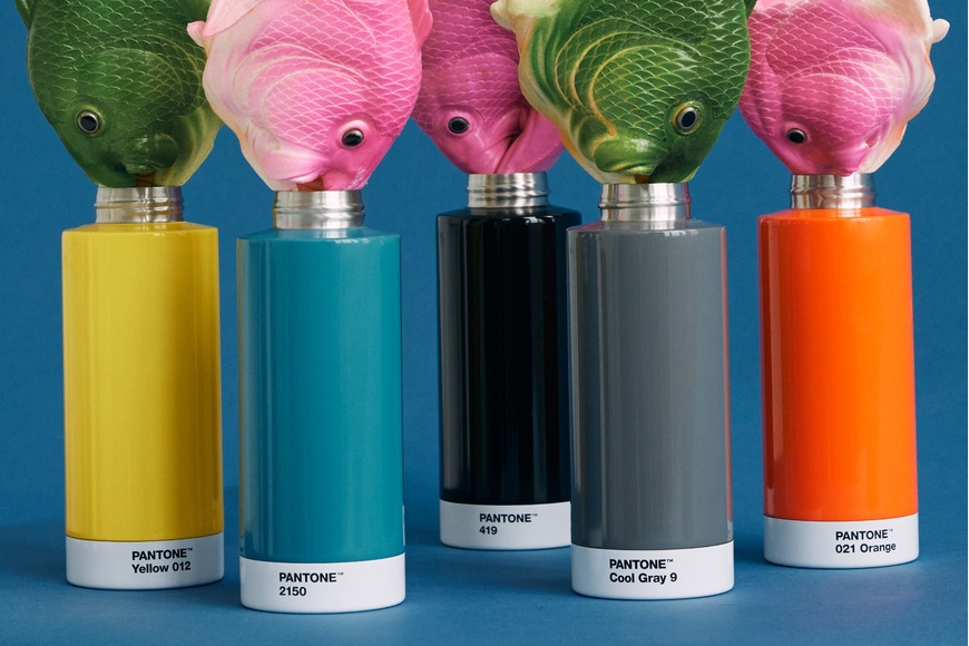 Pantone Μπουκάλι-Θερμός 500ml - Γκρι - 1 Pantone Μπουκάλι-Θερμός 500ml - Γκρι - 1