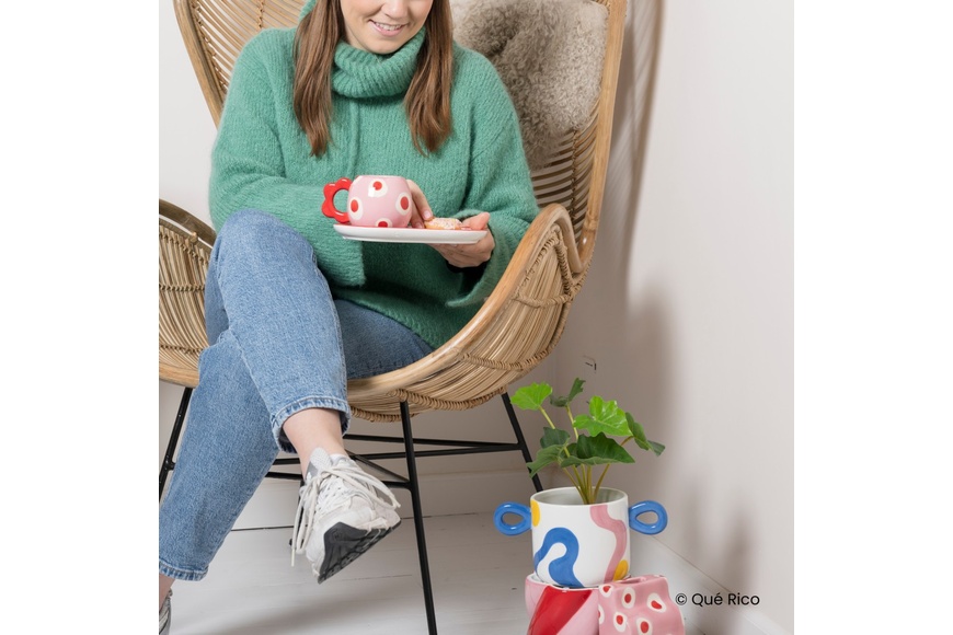 PLANT POT MARIANA - SUNNY SWIRLS - 1 PLANT POT MARIANA - SUNNY SWIRLS - 1