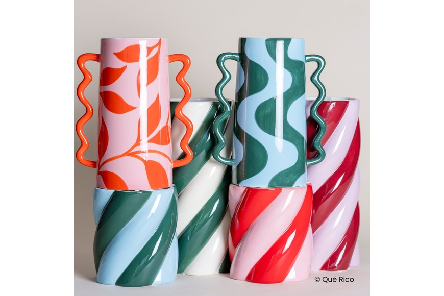PLANT POT CAMILO - AMOR DEL COLOR - RED/PINK - 3 PLANT POT CAMILO - AMOR DEL COLOR - RED/PINK - 3