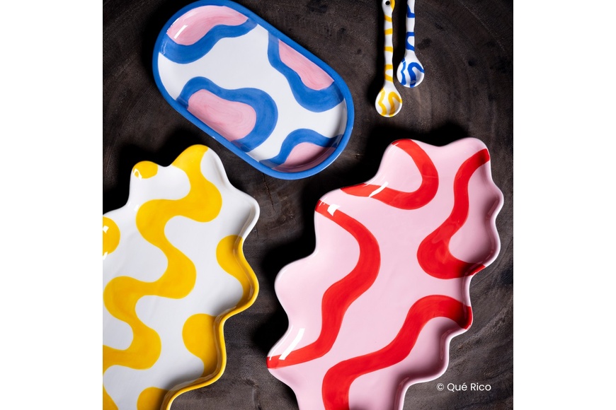 Δίσκος Σερβιρισματος Renata - Spanish Swirls - 3 Δίσκος Σερβιρισματος Renata - Spanish Swirls - 3