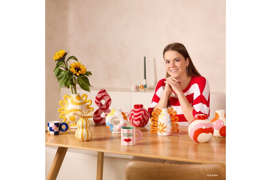 Vase Carmela - Rosy Horizon - 3 Vase Carmela - Rosy Horizon - 3