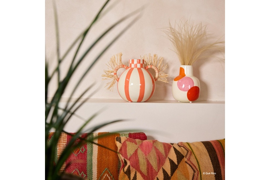 Vase Fernanda - Squares & Stripes - 3 Vase Fernanda - Squares & Stripes - 3