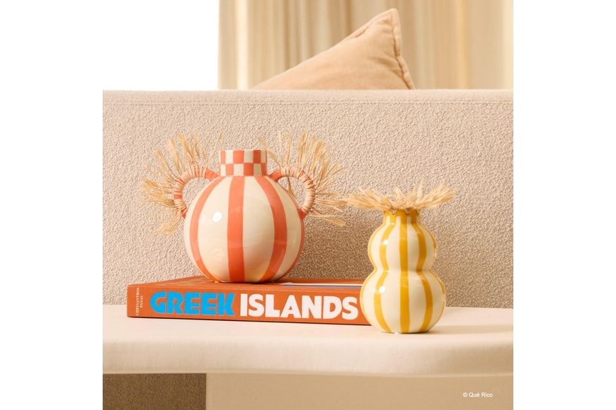 Vase Fernanda - Squares & Stripes - 2 Vase Fernanda - Squares & Stripes - 2
