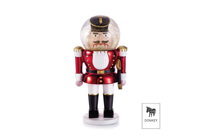 Snowglobe Καρυοθραύστης DONKEY, 17 cm - Κόκκινο Snowglobe Καρυοθραύστης DONKEY, 17 cm - Κόκκινο