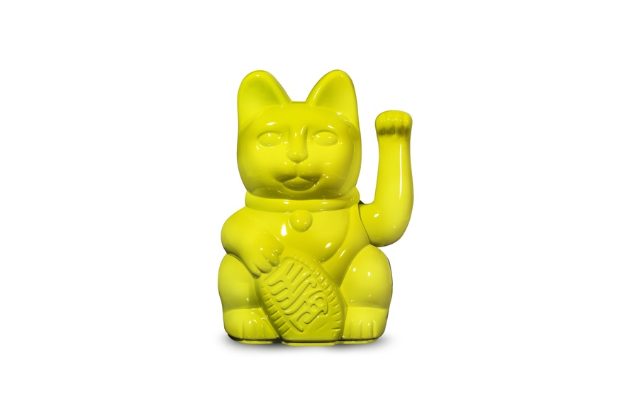 Lucky Cat - Glossy Yellow 8,5 x 10,5 x 15 cm Lucky Cat - Glossy Yellow 8,5 x 10,5 x 15 cm