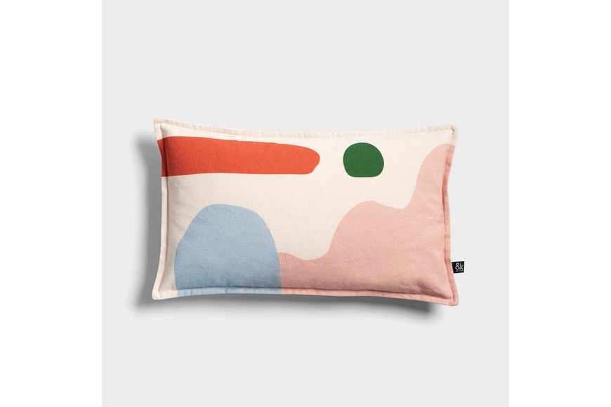 Rectangle Cushion Collage - Multicolor