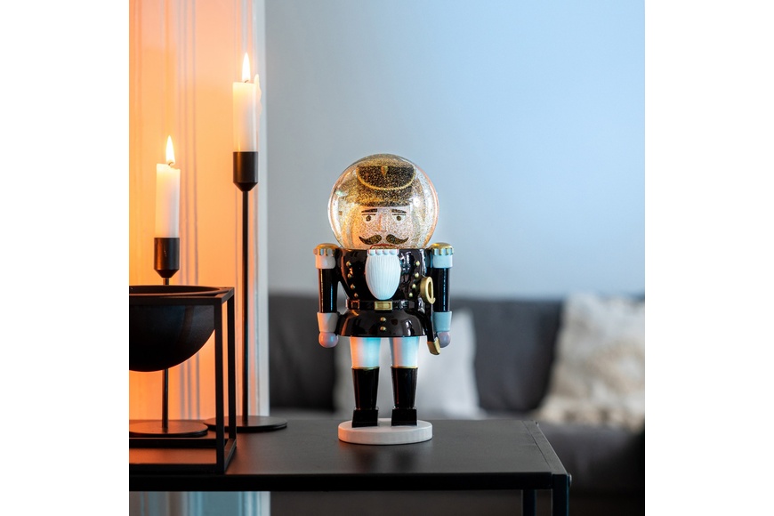 Snowglobe Καρυοθραύστης DONKEY, 25 cm - Μαύρο - 2 Snowglobe Καρυοθραύστης DONKEY, 25 cm - Μαύρο - 2