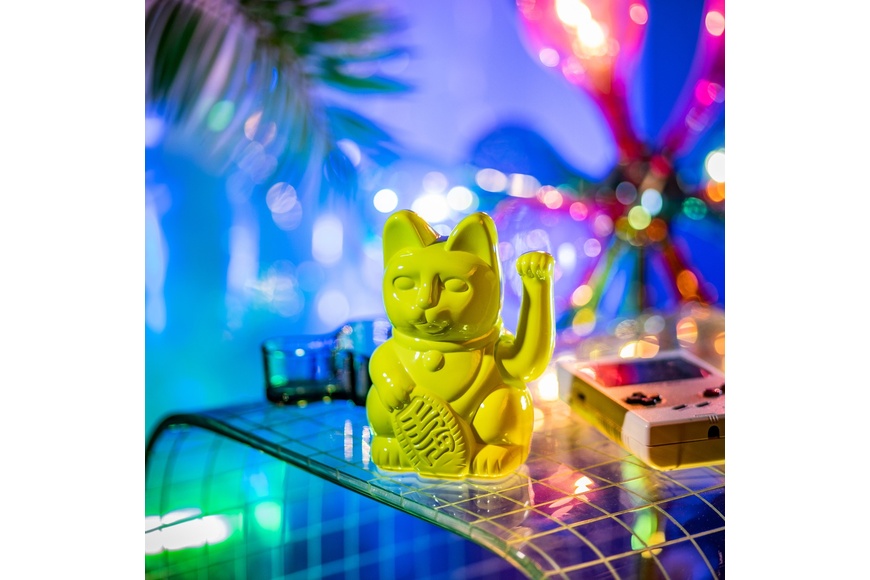 Lucky Cat - Glossy Yellow 8,5 x 10,5 x 15 cm - 2 Lucky Cat - Glossy Yellow 8,5 x 10,5 x 15 cm - 2
