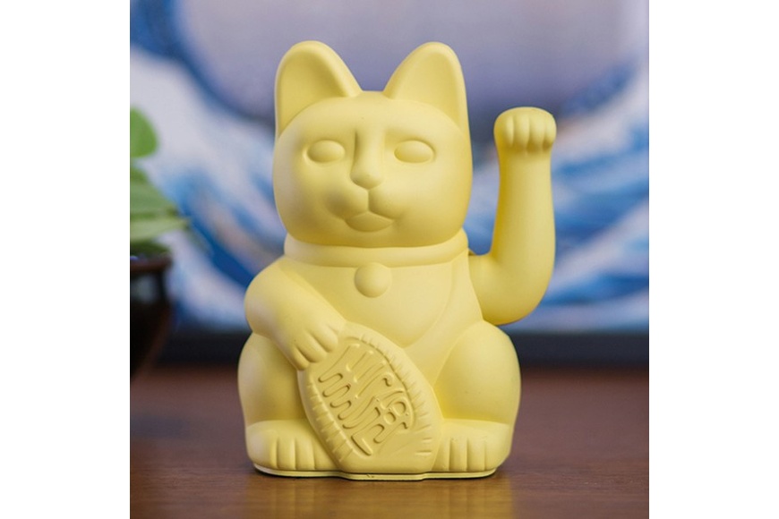 Τυχερή Γάτα - Κίτρινο 8,5 x 10,5 x 15 cm - 1