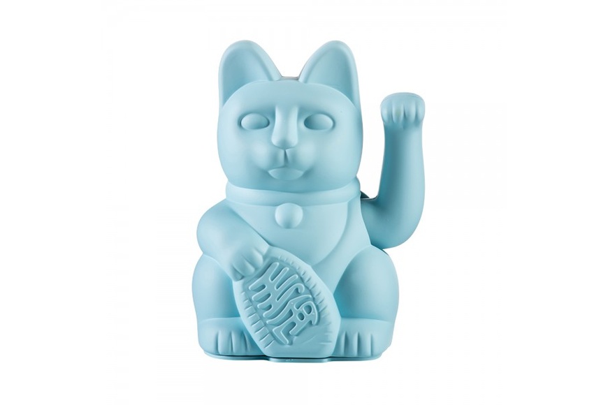 Τυχερή Γάτα - Μπλε 8,5 x 10,5 x 15 cm