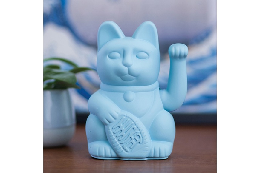 Τυχερή Γάτα - Μπλε 8,5 x 10,5 x 15 cm - 1