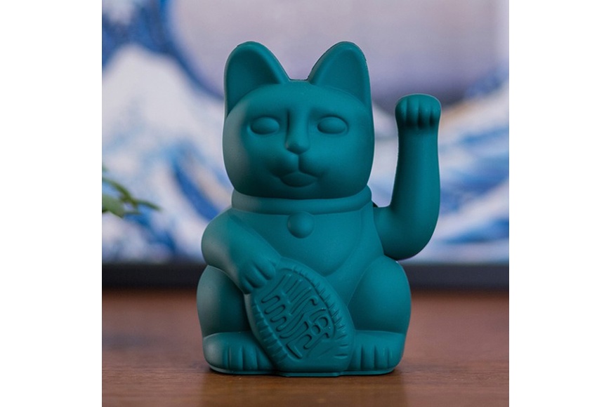Τυχερή Γάτα - Πράσινο 8,5 x 10,5 x 15 cm - 1