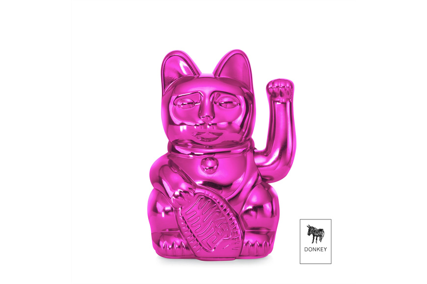 Lucky Cat Cosmic Edition Venus - Shiny Pink 8,5 x 10,5 x 15 cm