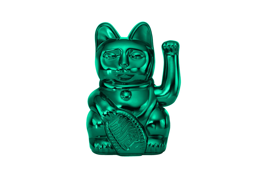 Τυχερή Γάτα Maneki Neko - Cosmic Edition Shiny Teal 15cm Τυχερή Γάτα Maneki Neko - Cosmic Edition Shiny Teal 15cm