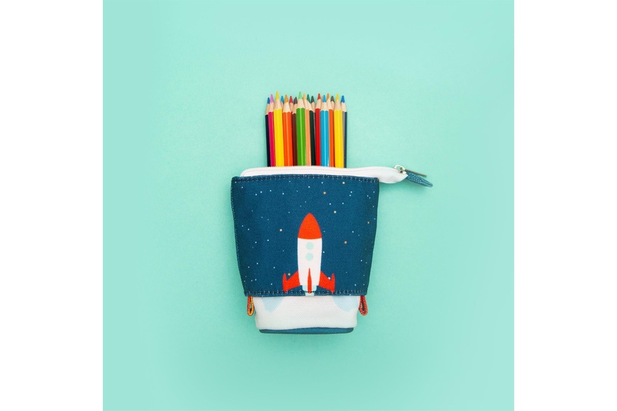 Pop Up Pencil Case 12 x 7 x 18 cm - Space - 4 Pop Up Pencil Case 12 x 7 x 18 cm - Space - 4
