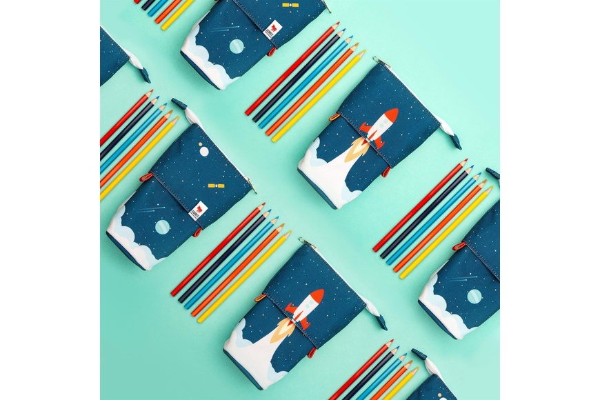 Pop Up Pencil Case 12 x 7 x 18 cm - Space - 1 Pop Up Pencil Case 12 x 7 x 18 cm - Space - 1