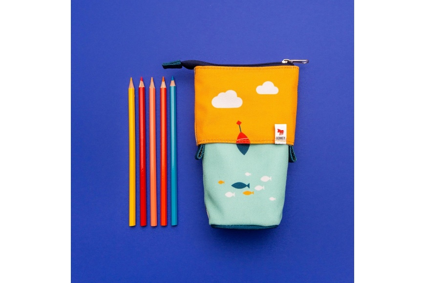 Pop Up Pencil Case 12 x 7 x 18 cm - Boat - 1 Pop Up Pencil Case 12 x 7 x 18 cm - Boat - 1