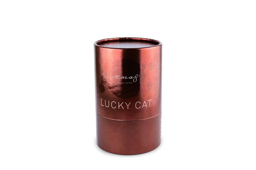 Lucky Cat - Shiny Red 8,5 x 10,5 x 15 cm - 3