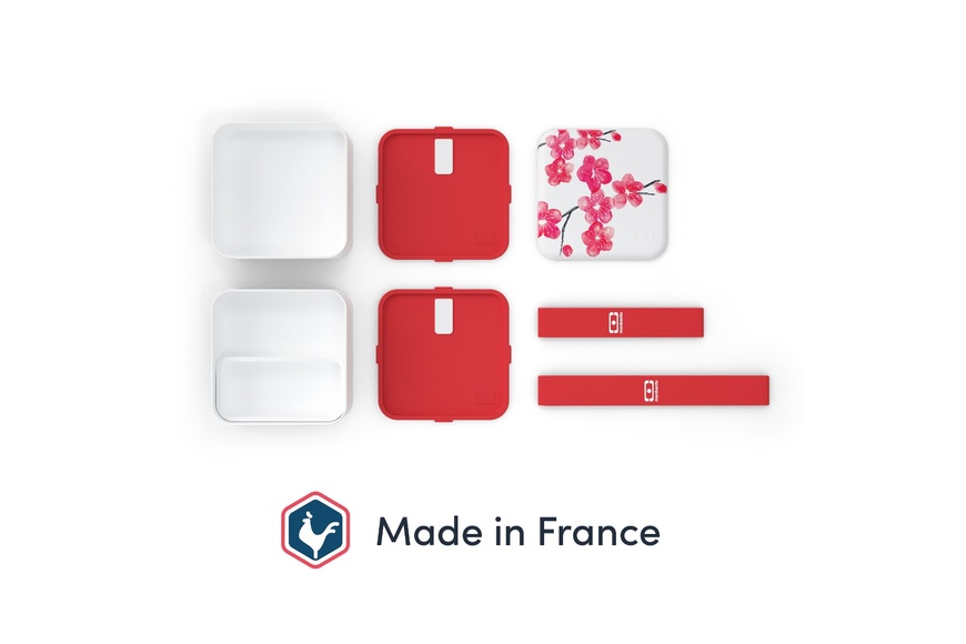 1.7L Δοχείο Φαγητού Monbento MB Square (PP) Made in France - Graphic Blossom - 1 1.7L Δοχείο Φαγητού Monbento MB Square (PP) Made in France - Graphic Blossom - 1