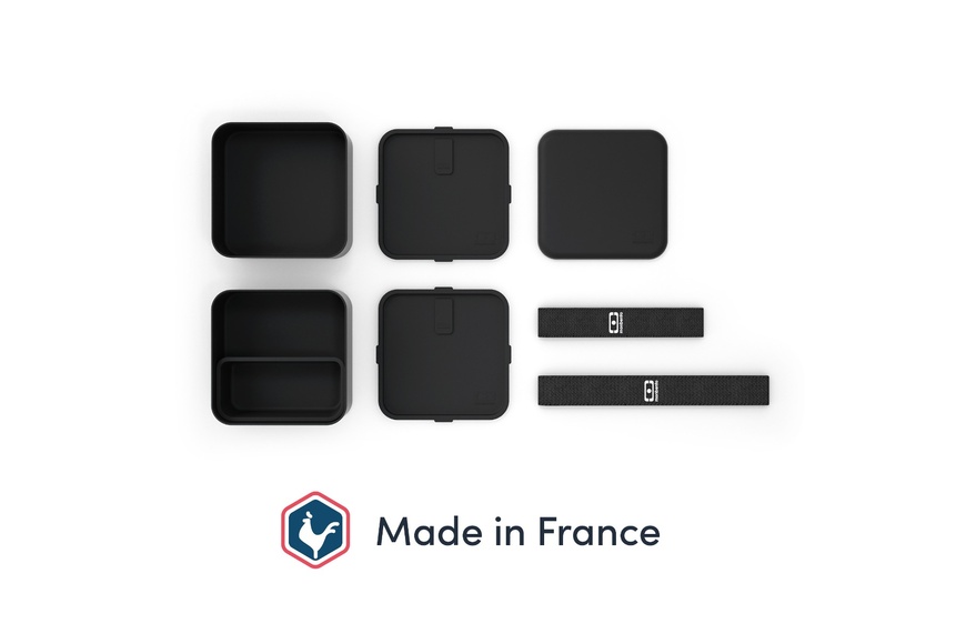 1.7L Δοχείο Φαγητού Monbento MB Square (PP) Made in France - Black Onyx - 4 1.7L Δοχείο Φαγητού Monbento MB Square (PP) Made in France - Black Onyx - 4