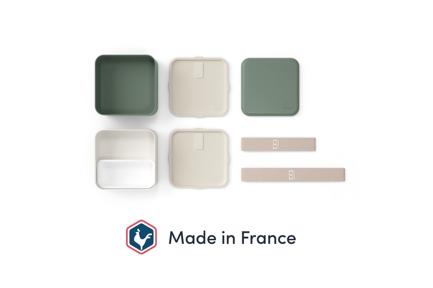 MB Square (PP) Made in France - Natural Green - 4 MB Square (PP) Made in France - Natural Green - 4