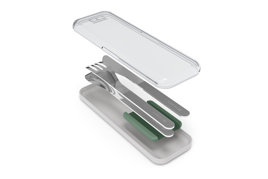 To-go cutlery set MB Slim Box - natural green - 5 To-go cutlery set MB Slim Box - natural green - 5