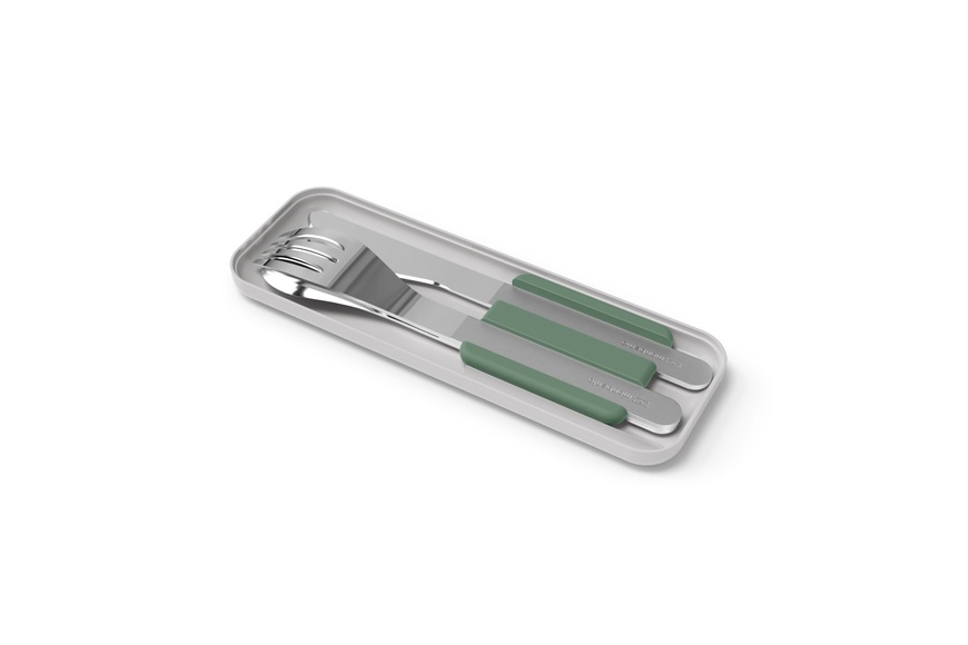 To-go cutlery set MB Slim Box - natural green - 1 To-go cutlery set MB Slim Box - natural green - 1