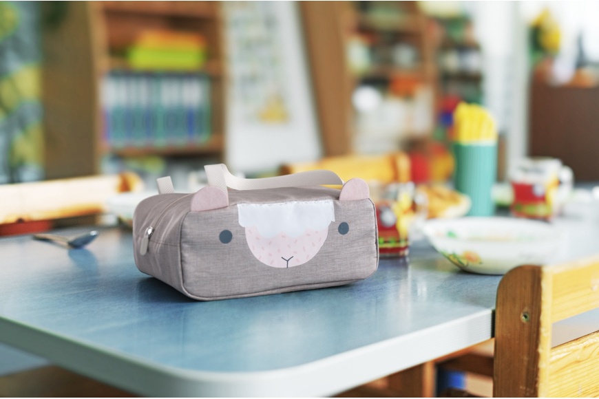 Insulated Food Container Bag MB Wonder Travel - Pink Sheep - 2 Insulated Food Container Bag MB Wonder Travel - Pink Sheep - 2
