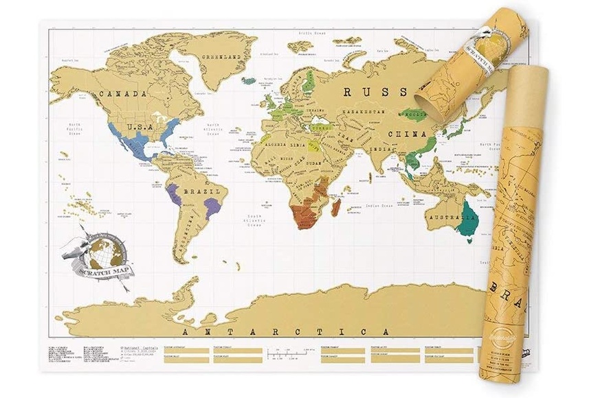 Παγκόσμιος Χάρτης Scratch Map® - 1