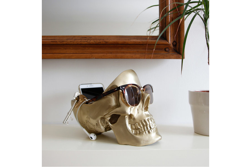Skull Tidy - Gold - 4 Skull Tidy - Gold - 4