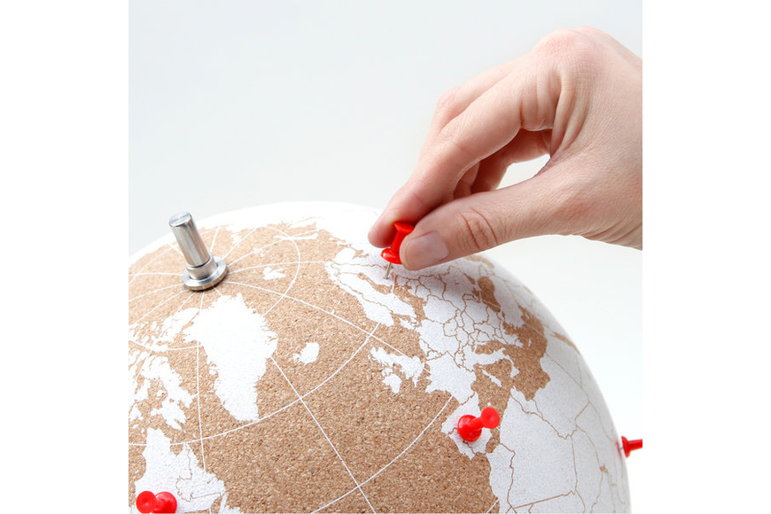 Cork Globe White Large - 1